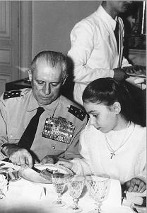 LE GENERAL SALAN ET SA FILLE DOMINIQUE